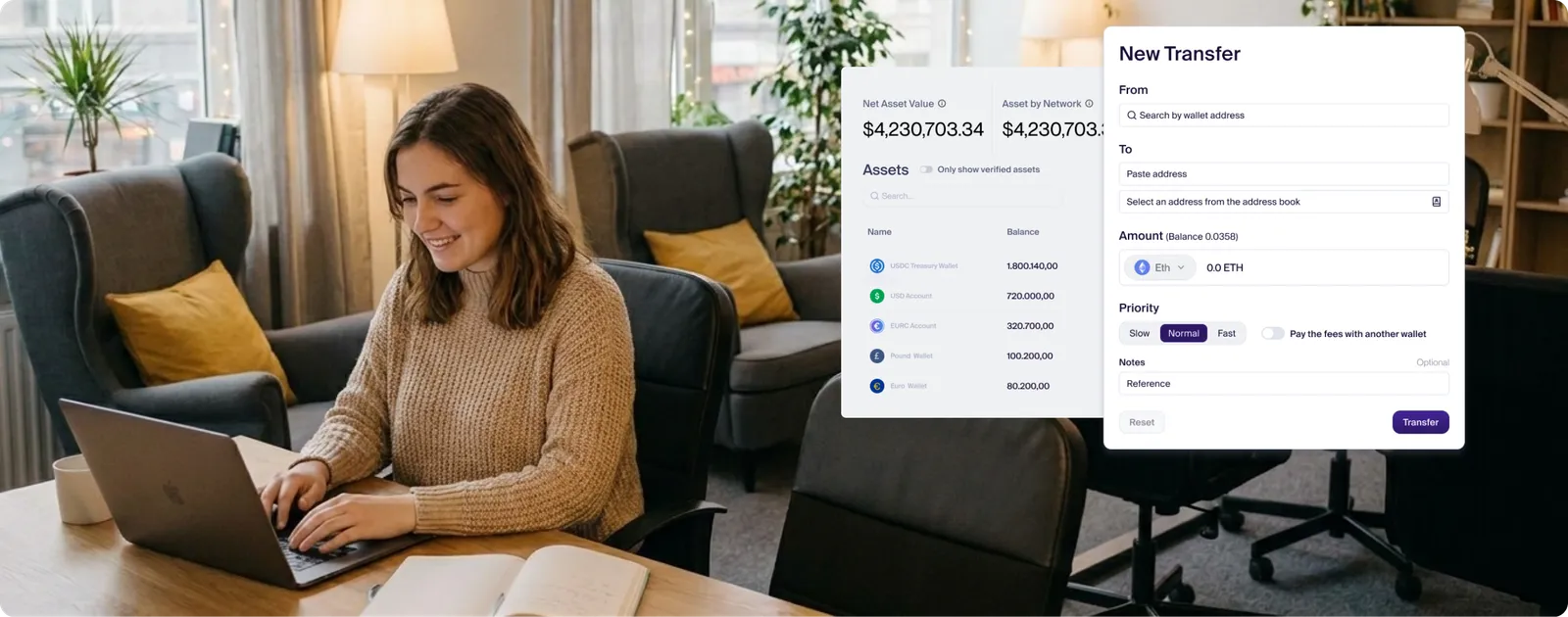 Tokenization dashboard